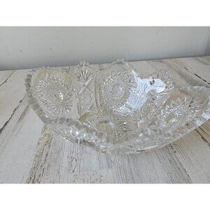 Vintage brilliant‎ cut serving bowl